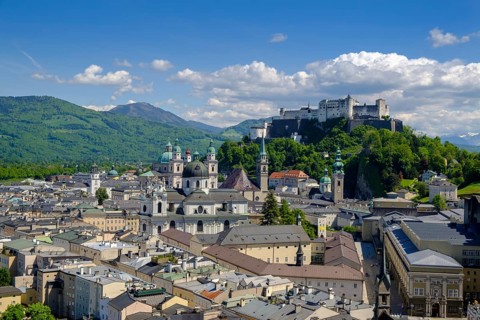 Old town with collegiate church