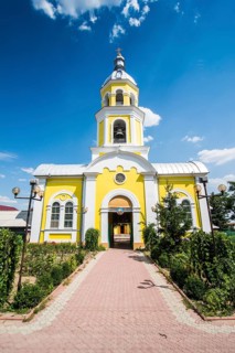 Russian Orthodox Church in the center