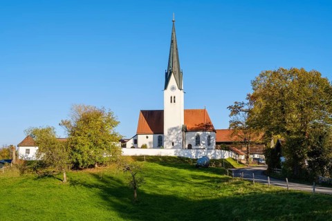 Church of St. Peter and Paul in Kirchbichl near Bad Tolz