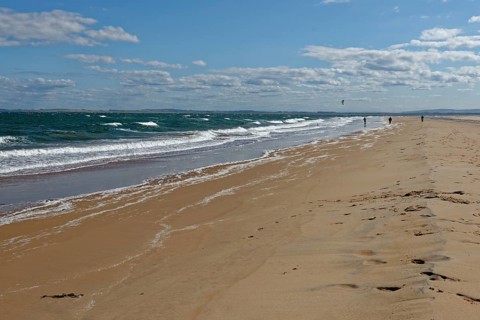 Long sandy beach