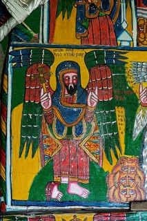 The holy monk Tekle Haymanot