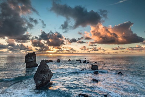 Rock in the sea