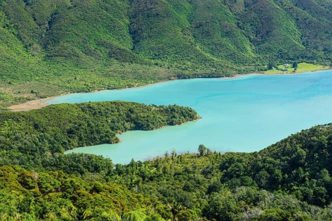 View over the Marlborough Sounds