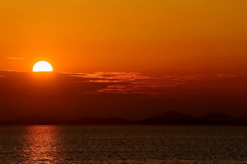 Sunset near Primosten