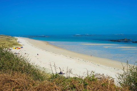 Overlook over Shell beach