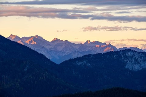 Karwendel Mountains with Hochkarspitze