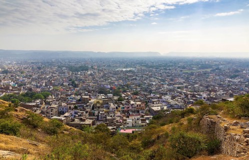 City view from Nahargarh Fort