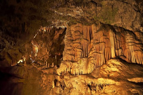 Stalactites and stalagmites