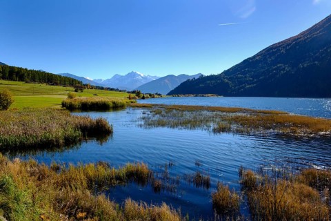Lake Haidersee near St. Valentin