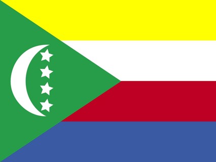 Official national flag of the Comoros