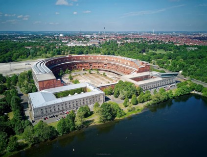 Former Nazi party rally grounds at the large Dutzendteich