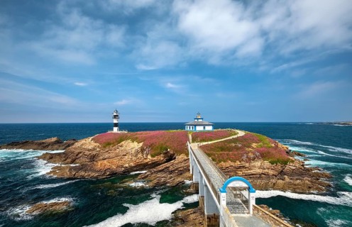 Illa Pancha Island with Lighthouse