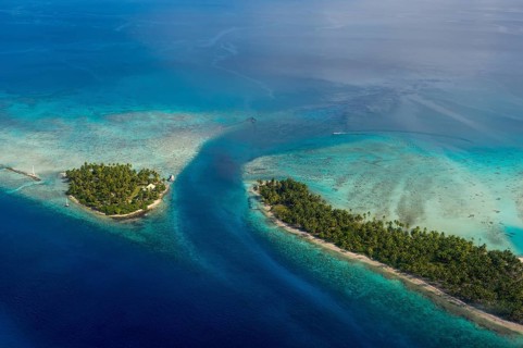 Aerial of Rangiroa