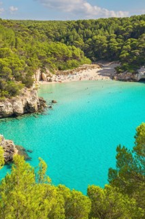 View of Cala Mitjana