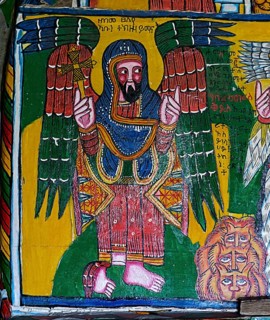The holy monk Tekle Haymanot