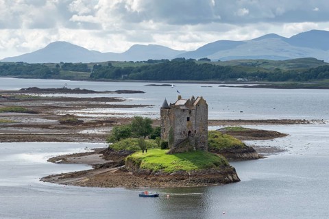 Castle Stalker in Loch Laich