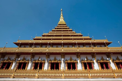 Nine-storey Stupa Phra Mahathat Kaen Kakhon
