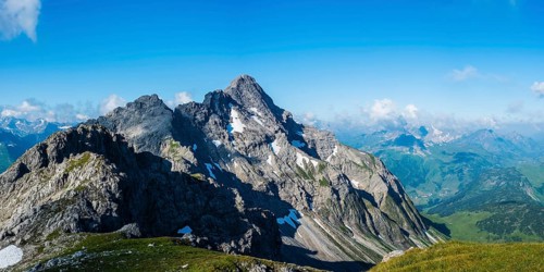 Mountain panorama from the Hochrappenkopf