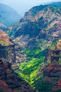 Overlook over the Waimea canyon