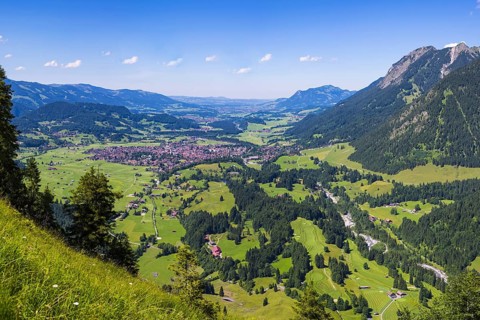 Panorama from Himmelschrofen