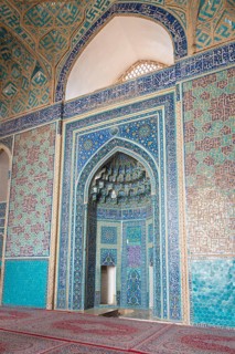 Mihrab of Masjed-e Jameh mosque or Friday mosque