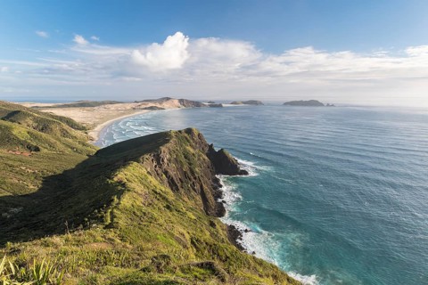 Rocky coast at Cape Reinga