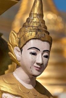 Nat spirit statue at Shwedagon Pagoda