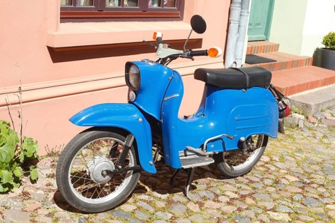 Blue Swallow GDR Scooter