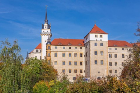 Hartenfels Castle with Hausmann Tower