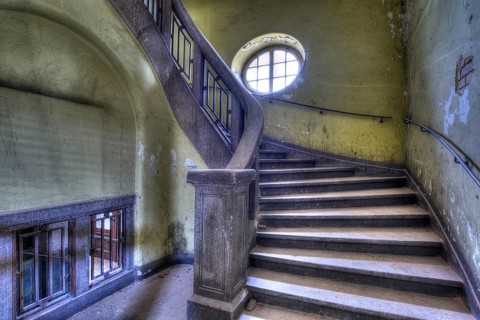 Listed old staircase