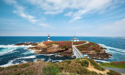 Illa Pancha Island with Lighthouse