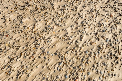 Small stones on the beach