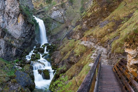 Waterfall in the Wasserlochklamm