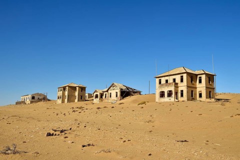 Old houses of the former diamond city