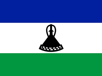 Official national flag of Lesotho