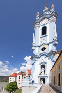 Church terrace and tower of the collegiate church