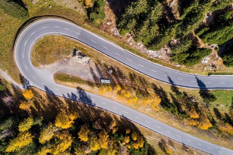 Hairpin bend
