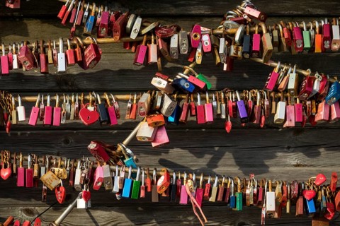 Love padlocks