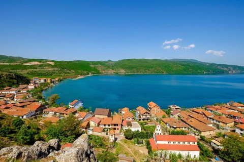 Lin at Lake Ohrid