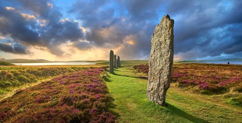 The standing stones of the Ring of Brodgar