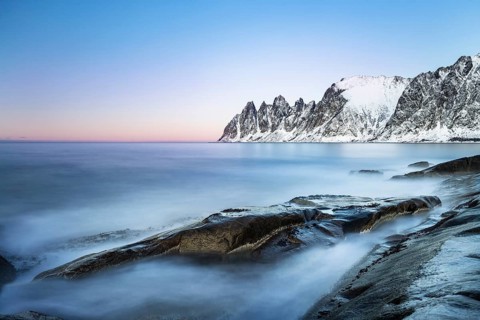 Mountain peaks at Tungeneset