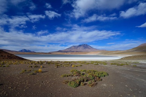 Typical landscape on the Laguna Hedionda