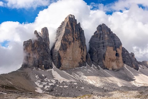 North Face of the Three Peaks of Lavaredo