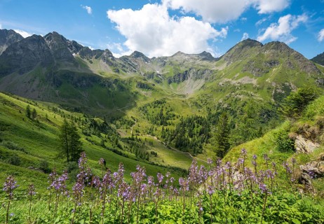 View of mountains Krukeck
