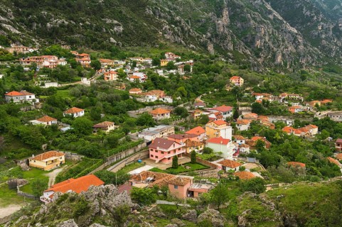 View over Kruje City
