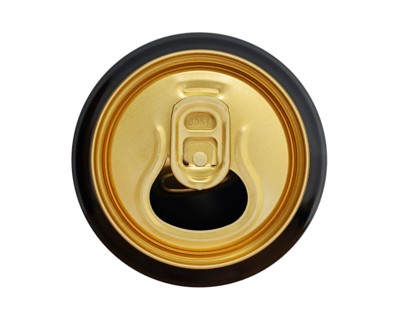 Drinks can top with ring pull