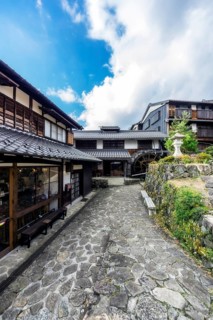Houses with water wheel