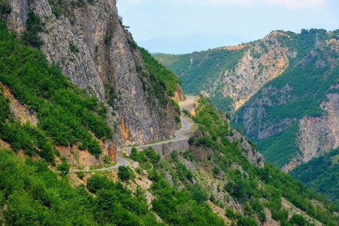 Mountain road SH22