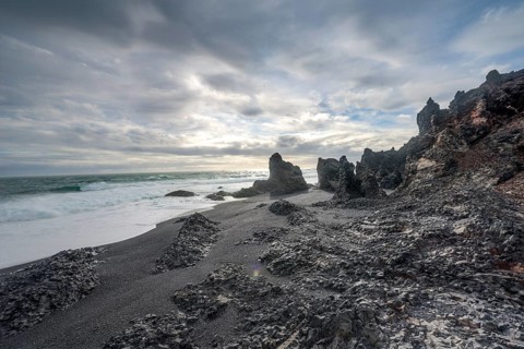 Black beach