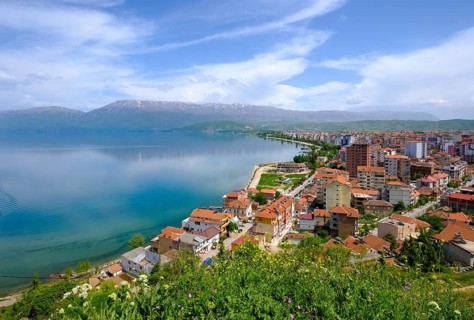 Pogradec at Lake Ohrid